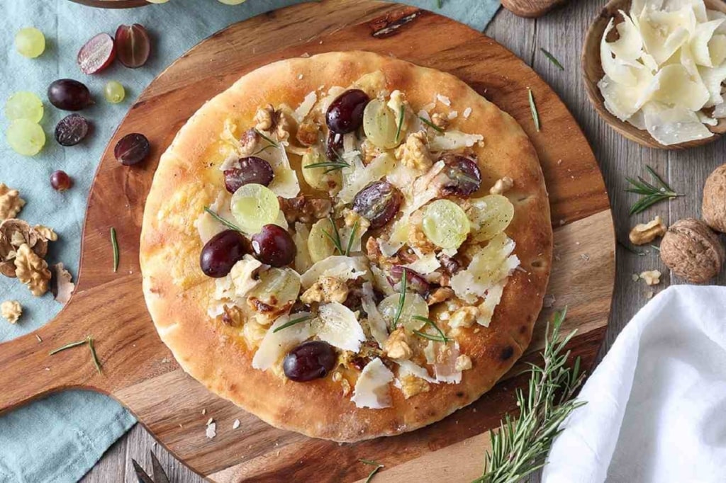 grana padano pizza